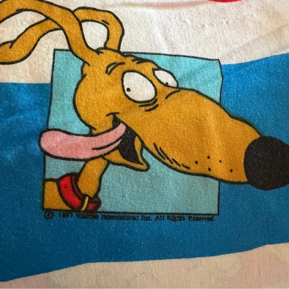 Vintage Nickelodeon Rugrats 3-Piece Twin Sheet Set